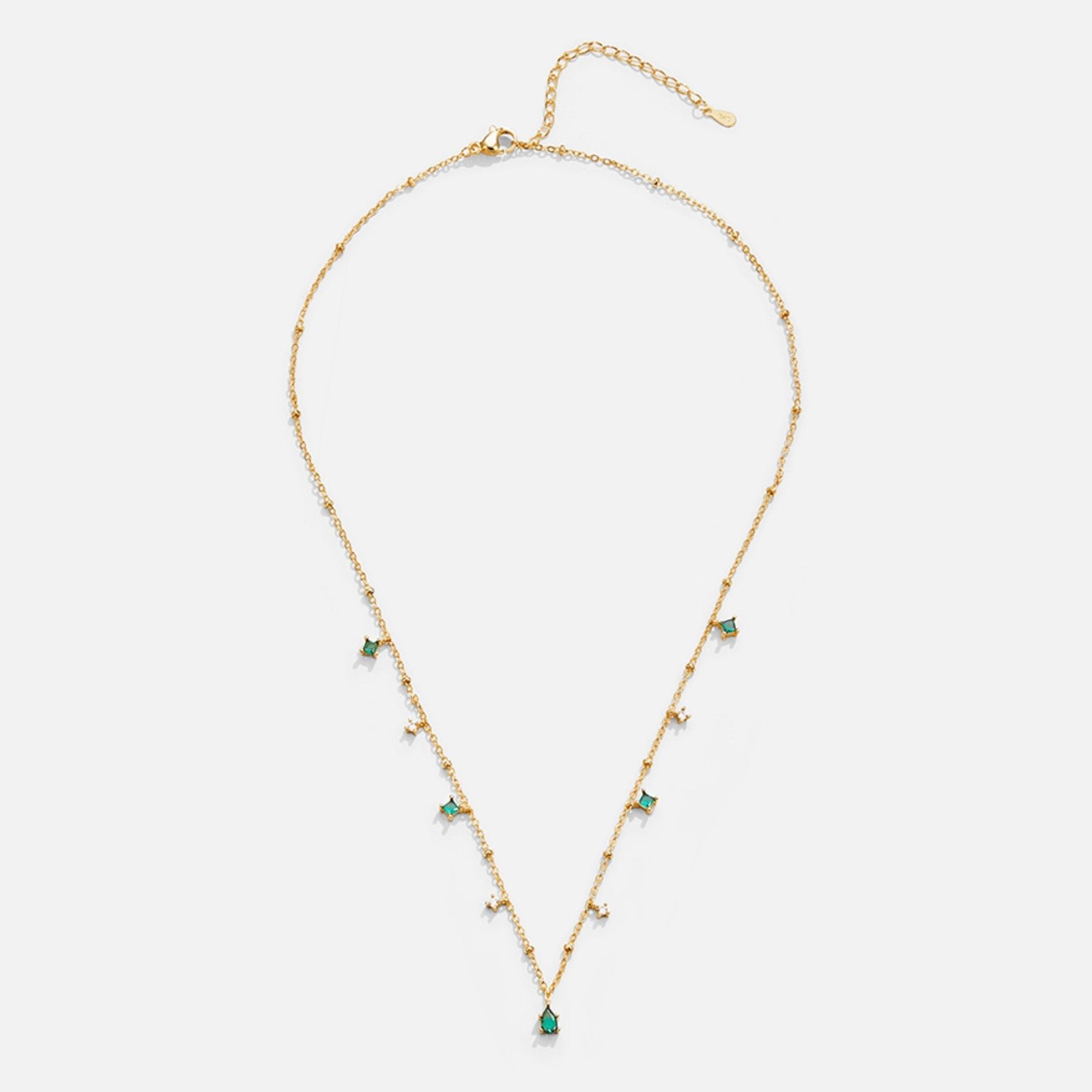 Emily Crystal Gold Necklace - Image 8
