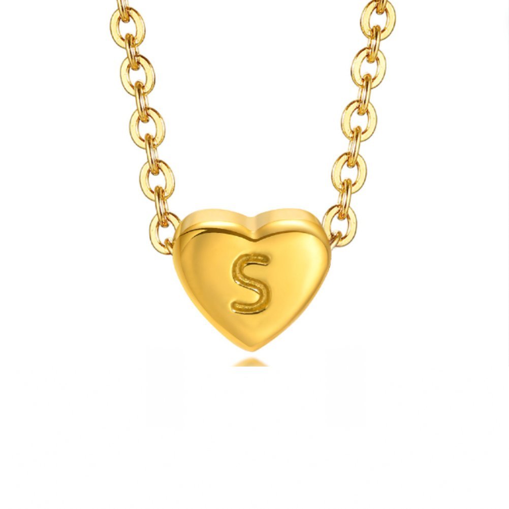 Letter Heart Necklace - Image 25