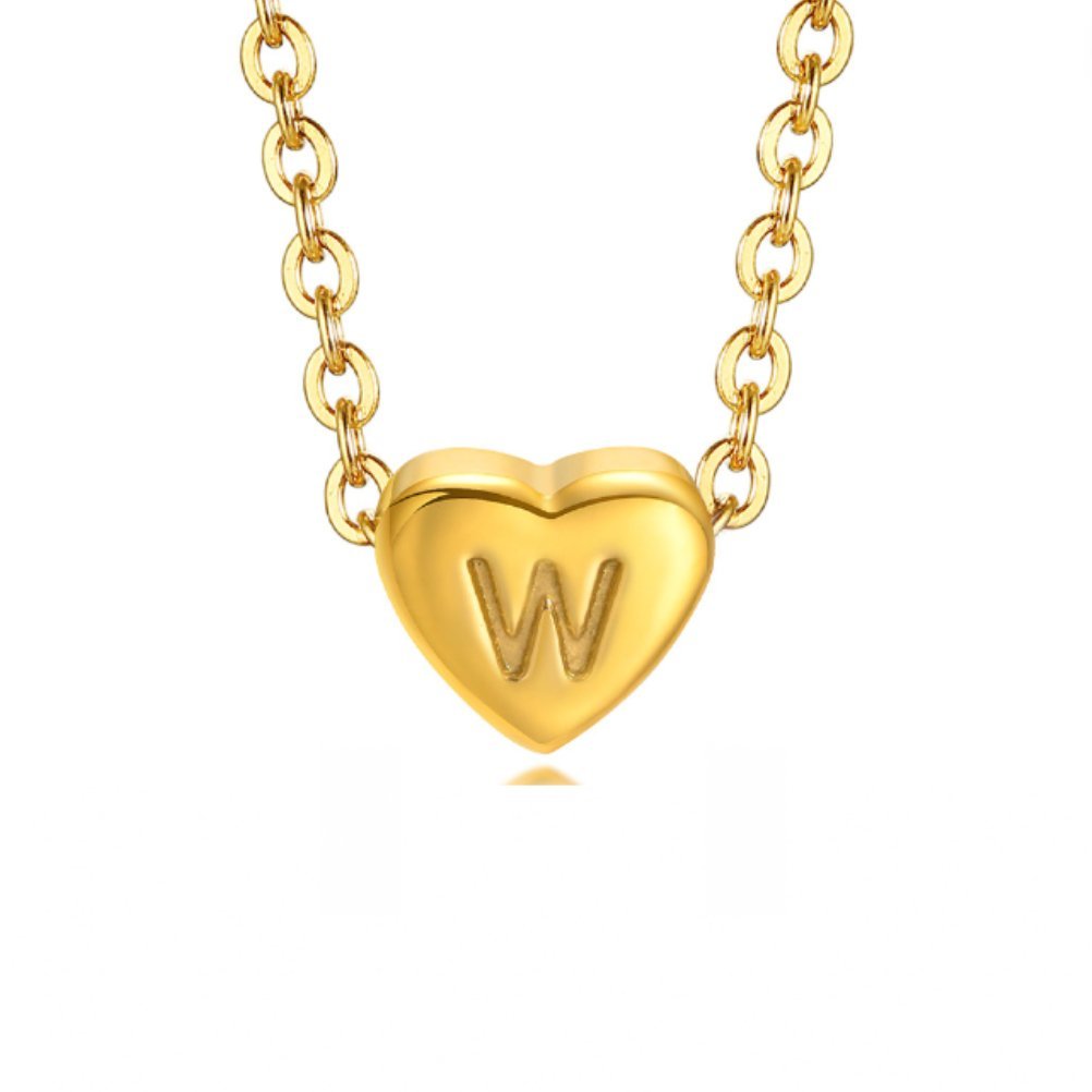 Letter Heart Necklace - Image 29