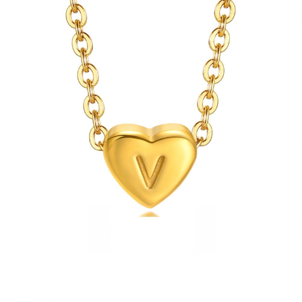 Letter Heart Necklace - Image 28