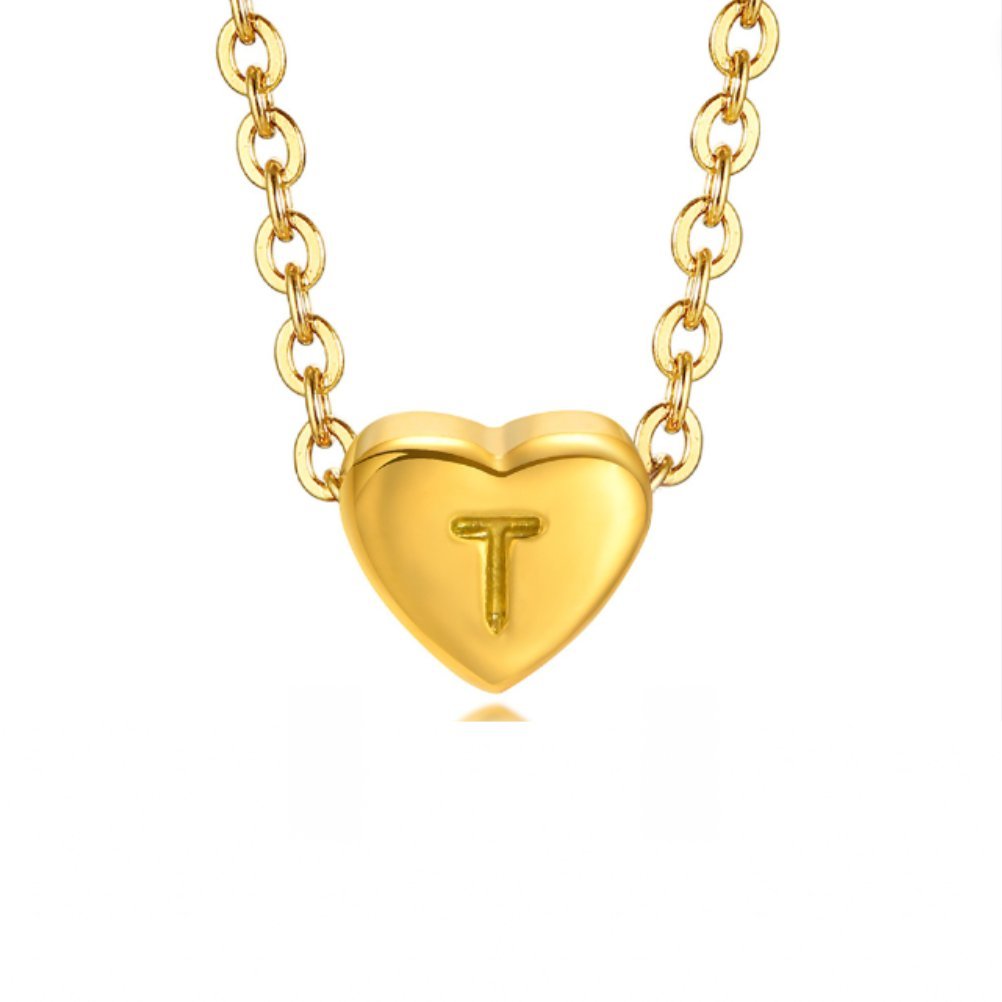 Letter Heart Necklace - Image 26