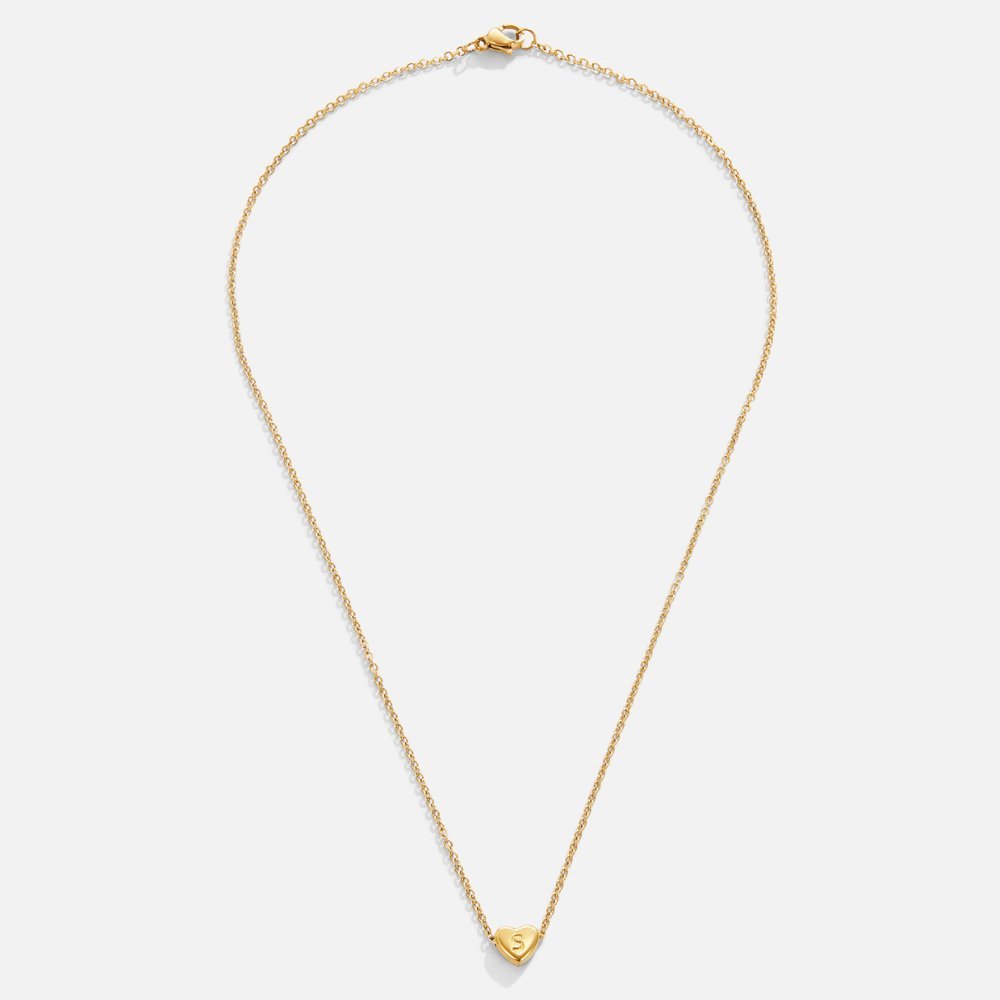Letter Heart Necklace - Image 4