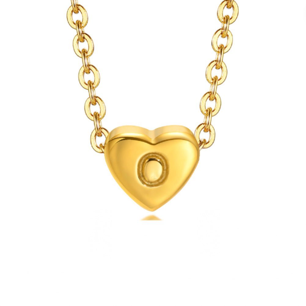 Letter Heart Necklace - Image 21