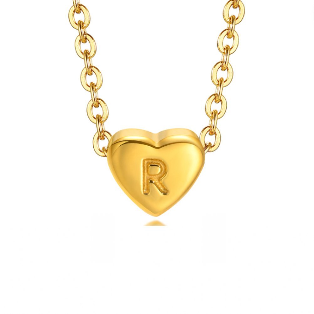 Letter Heart Necklace - Image 24