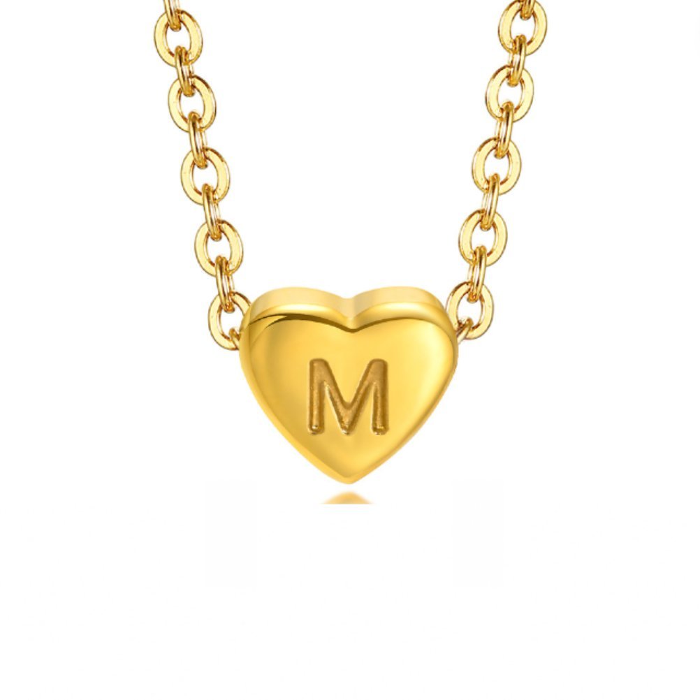 Letter Heart Necklace - Image 19