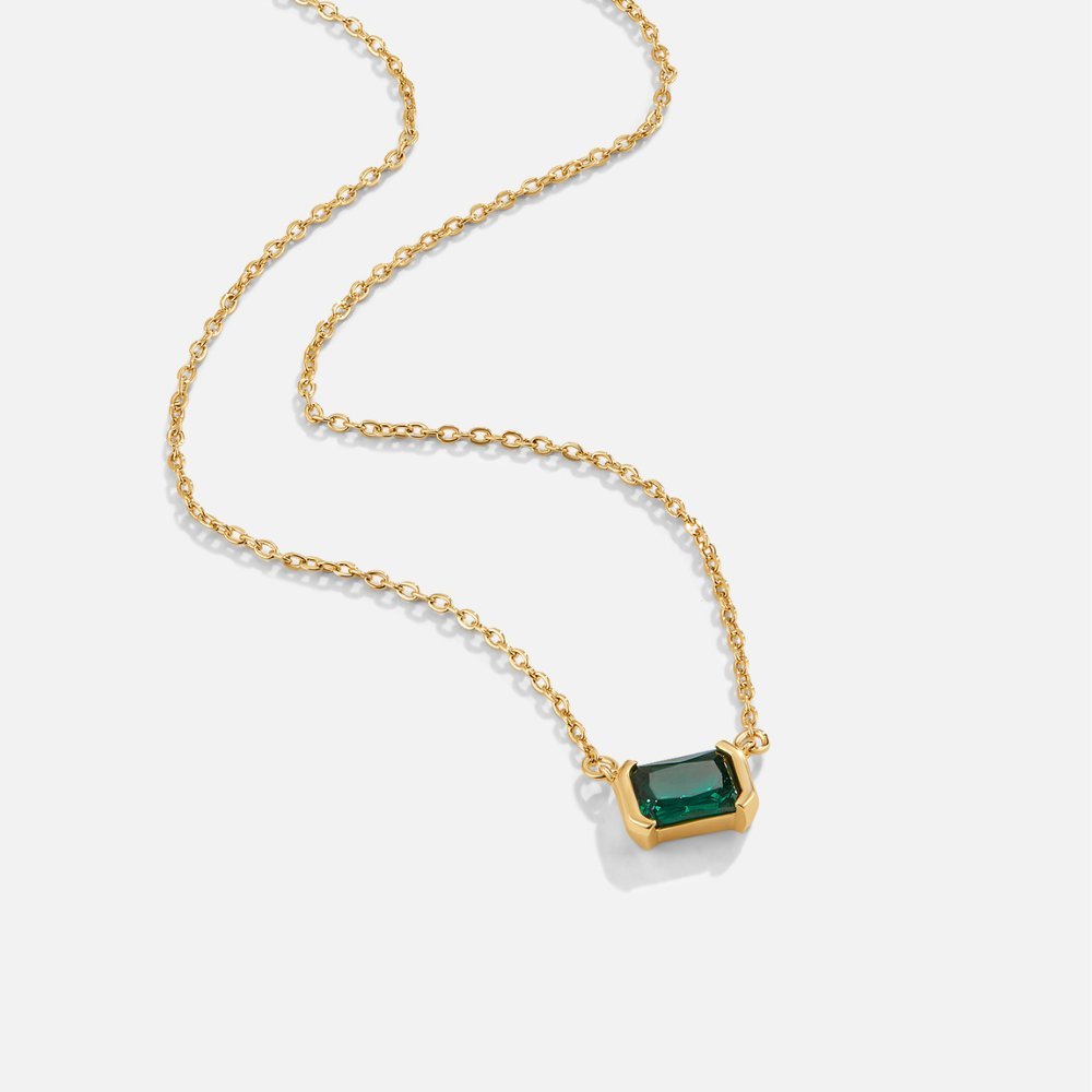 Monica Green Emerald Necklace - Image 3